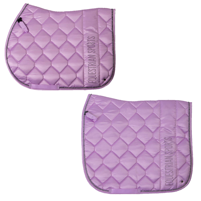 QHP Gloss Saddle Pad - Sweet Grape